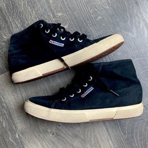 Superga Black women’s sneakers size 7